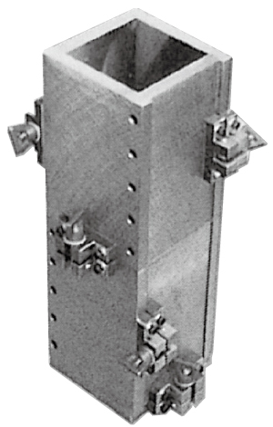 角柱状継足型枠　Ａ：100ｘ100ｘ400　Ｂ：125ｘ125ｘ500