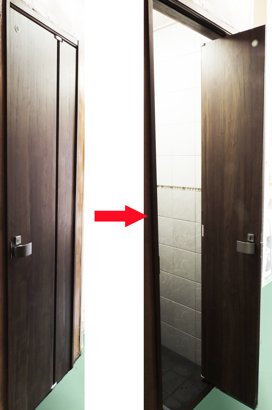 トイレドア(開閉)